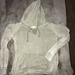 Olive green fashion hoodie